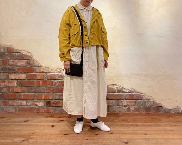 ネストローブ♡コットンラミーミトンポケットロングワンピース 秋のレイヤードスタイル** | 大阪高島屋店 | nest Robe Shop Blog